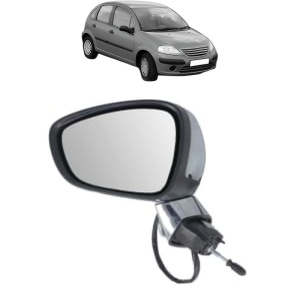 Oglinda Stanga CITROEN C3 I (FC_, FN_) din 2002 - 2012, Auto, Reglaj electric, Completa - Img 2