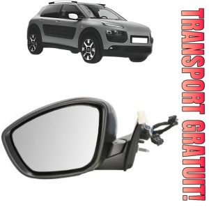 Oglinda Stanga CITROEN C4 CACTUS din 2014 - 2018, Auto, Reglaj electric, Completa