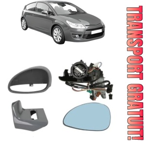 Oglinda Stanga CITROEN C4 Coupe (LA_) din 2004 - 2011, Auto, Reglaj electric, Completa