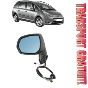 Oglinda Stanga CITROEN C4 GRAND PICASSO I (UA_) din 2006 - 2013, Auto, Reglaj electric, Completa