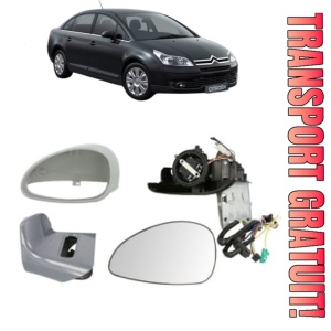 Oglinda Stanga CITROEN C4 I Saloon din 2006 - 2014, Auto, Reglaj electric, Completa