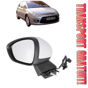 Oglinda Stanga CITROEN C4 II (NC_) din 2009 - 2018, Auto, Reglaj electric, Completa