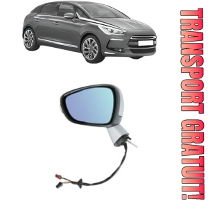Oglinda Stanga DS DS5 din 2011 - 2018, Auto, Reglaj electric, Completa