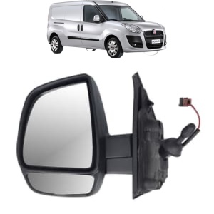 Oglinda Stanga FIAT DOBLO Bus (263_) din 2010 - 2023, Auto, Reglaj mecanic, Completa - Img 2