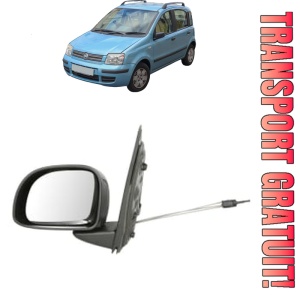 Oglinda Stanga FIAT PANDA Hatchback Van (169_) din 2004 - 2011, Auto, Reglaj mecanic, Completa
