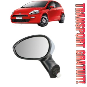 Oglinda Stanga FIAT PUNTO EVO Hatchback Van (199_) din 2009 - 2012, Auto, Reglaj electric, Completa