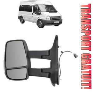 Oglinda Stanga FORD TRANSIT Bus (FD_ _, FB_ _, FS_ _, FZ_ _, FC_ _) din 2000 - 2014, Auto, Reglaj manual, Completa