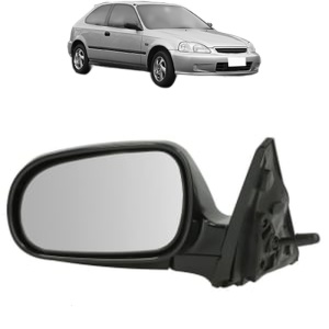 Oglinda Stanga HONDA CIVIC VI Hatchback (EJ, EK) din 1995 - 2001, Auto, Reglaj mecanic, Completa - Img 2