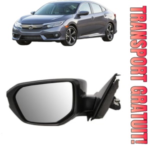 Oglinda Stanga HONDA CIVIC X Hatchback (FC_, FK_) din 2017 - 2022, Auto, Reglaj electric, Completa