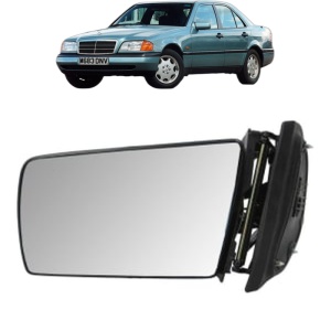 Oglinda Stanga MERCEDES-BENZ C-CLASS (W202) din 1993 - 2000, Auto, Reglaj electric, Completa - Img 2