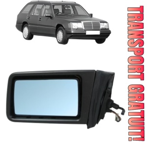 Oglinda Stanga MERCEDES-BENZ E-CLASS T-Model (S124) din 1993 - 1996, Auto, Reglaj mecanic, Completa