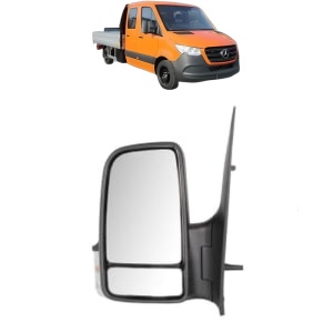 Oglinda Stanga MERCEDES-BENZ SPRINTER 3,5-t Platform/Chassis (B907, B910) din 2018 - 2024, Auto, Reglaj electric, Completa - Img 2