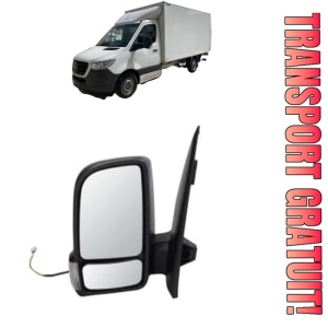 Oglinda Stanga MERCEDES-BENZ SPRINTER 5-t Platform/Chassis (B907) din 2018 - 2022, Auto, Reglaj manual, Completa