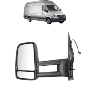 Oglinda Stanga MERCEDES-BENZ SPRINTER 5-t Van (B906) din 2006 - 2018, Auto, Reglaj manual, Completa - Img 2