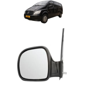 Oglinda Stanga MERCEDES-BENZ VITO / MIXTO Van (W639) din 2003 - 2014, Auto, Reglaj manual, Completa - Img 2