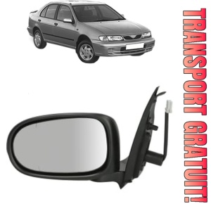 Oglinda Stanga NISSAN ALMERA I (N15) din 1995 - 2000, Auto, Reglaj electric, Completa