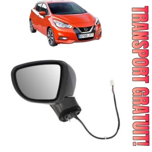 Oglinda Stanga NISSAN MICRA V (K14) din 2016, Auto, Reglaj electric, Completa