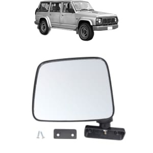 Oglinda Stanga NISSAN PATROL III/2 Station Wagon (W260) din 1988 - 1995, Auto, Reglaj manual, Completa - Img 2