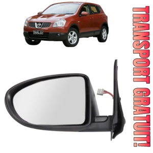 Oglinda Stanga NISSAN QASHQAI I (J10, NJ10) din 2006 - 2014, Auto, Reglaj electric, Completa