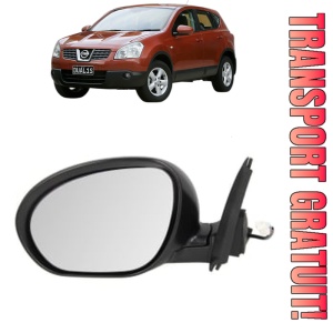 Oglinda Stanga NISSAN QASHQAI I (J10, NJ10) din 2006 - 2014, Auto, Reglaj electric, Completa