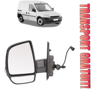 Oglinda Stanga OPEL COMBO Box Body/MPV din 2001 - 2012, Auto, Reglaj mecanic, Completa