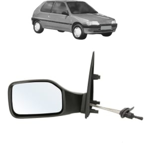 Oglinda Stanga PEUGEOT 106 I (1A, 1C) din 1991 - 1996, Auto, Reglaj mecanic, Completa - Img 2