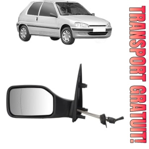 Oglinda Stanga PEUGEOT 106 II (1A_, 1C_) din 1996 - 2004, Auto, Reglaj mecanic, Completa