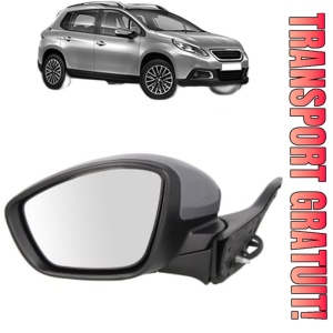 Oglinda Stanga PEUGEOT 2008 I (CU_) din 2013 - 2019, Auto, Reglaj electric, Completa