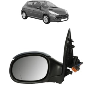 Oglinda Stanga PEUGEOT 206+ (2L_, 2M_) din 2009 - 2013, Auto, Reglaj electric, Completa - Img 2