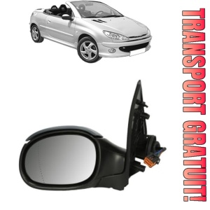 Oglinda Stanga PEUGEOT 206 CC (2D) din 2000 - 2007, Auto, Reglaj electric, Completa