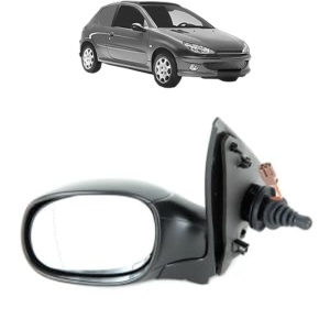 Oglinda Stanga PEUGEOT 206 Van din 2001 - 2009, Auto, Reglaj mecanic, Completa - Img 2
