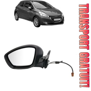 Oglinda Stanga PEUGEOT 208 Hatchback Van (CR_) din 2013 - 2019, Auto, Reglaj mecanic, Completa
