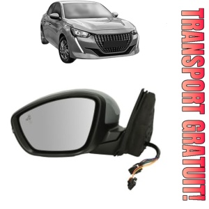 Oglinda Stanga PEUGEOT 208 II (UB_, UP_, UW_, UJ_) din 2019 - 2025, Auto, Reglaj electric, Completa