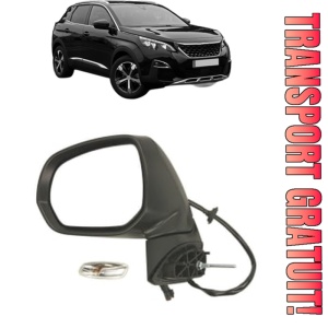 Oglinda Stanga PEUGEOT 3008 II SUV (MC_, MR_, MJ_, M4_) din 2016 - 2023, Auto, Reglaj electric, Completa