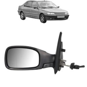 Oglinda Stanga PEUGEOT 306 (7B, N3, N5) din 1994 - 2001, Auto, Reglaj mecanic, Completa - Img 2