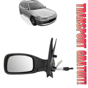 Oglinda Stanga PEUGEOT 306 Estate Van (N_, 7_) din 1997 - 2000, Auto, Reglaj mecanic, Completa