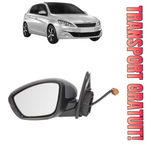 Oglinda Stanga PEUGEOT 308 Hatchback Van (LB_) din 2015 - 2021, Auto, Reglaj electric, Completa