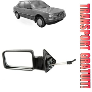 Oglinda Stanga PEUGEOT 309 Hatchback Van (10S, 3S) din 1985 - 1993, Auto, Reglaj mecanic, Completa