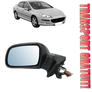 Oglinda Stanga PEUGEOT 407 (6D_) din 2004 - 2011, Auto, Reglaj electric, Completa