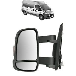 Oglinda Stanga PEUGEOT BOXER Bus din 2006 - 2023, Auto, Reglaj manual, Completa - Img 2