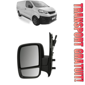 Oglinda Stanga PEUGEOT EXPERT din 1996 - 2016, Auto, Reglaj manual, Completa