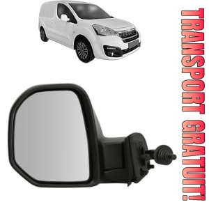 Oglinda Stanga PEUGEOT PARTNER ORIGIN MPV (G_) din 2008 - 2013, Auto, Reglaj mecanic, Completa