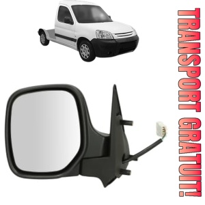 Oglinda Stanga PEUGEOT PARTNER Platform/Chassis (5_, G_) din 1997 - 2008, Auto, Reglaj electric, Completa