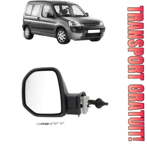 Oglinda Stanga PEUGEOT PARTNER TEPEE din 2008 - 2018, Auto, Reglaj mecanic, Completa