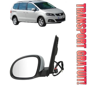 Oglinda Stanga SEAT ALHAMBRA (710, 711) din 2010 - 2022, Auto, Reglaj electric, Completa