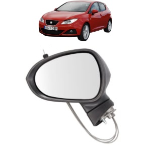 Oglinda Stanga SEAT IBIZA IV Hatchback Van (6J1) din 2008 - 2015, Auto, Reglaj mecanic, Completa - Img 2