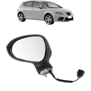 Oglinda Stanga SEAT LEON (1P1) din 2005 - 2013, Auto, Reglaj electric, Completa - Img 2