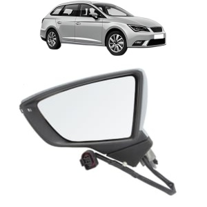 Oglinda Stanga SEAT LEON ST (5F8) din 2012 - 2020, Auto, Reglaj electric, Completa - Img 2