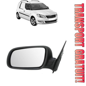 Oglinda Stanga SKODA FABIA I Praktik (6Y5) din 2000 - 2007, Auto, Reglaj electric, Completa