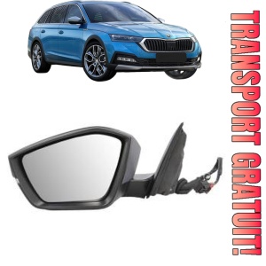 Oglinda Stanga SKODA OCTAVIA IV (NX3, NN3, PV3) din 2020 - 2024, Auto, Reglaj electric, Completa